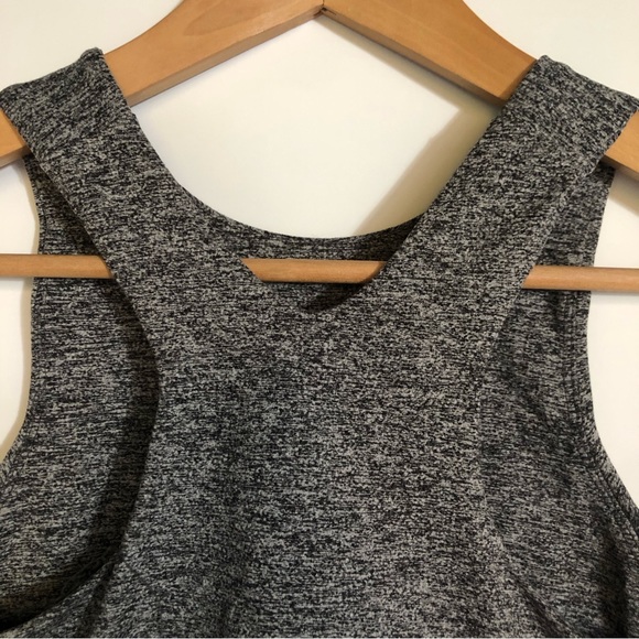Kyodan Longline High Neck Sports Bra Heather Gray Womens Size S Yoga Activewear - Picture 5 of 8